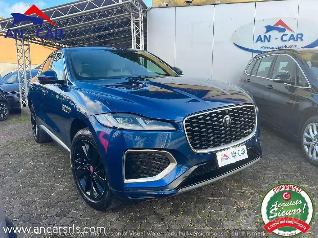 Usata Jaguar F-Pace R-Dynamic 204 CV (150 kW) 2021 Blue portofino SUV