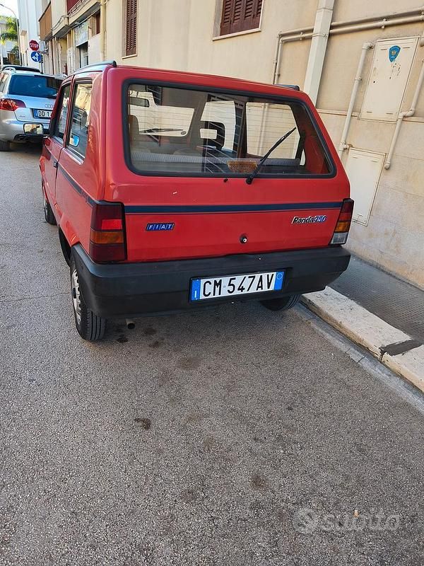 Usata Fiat Panda 1985 Rosso Utilitaria