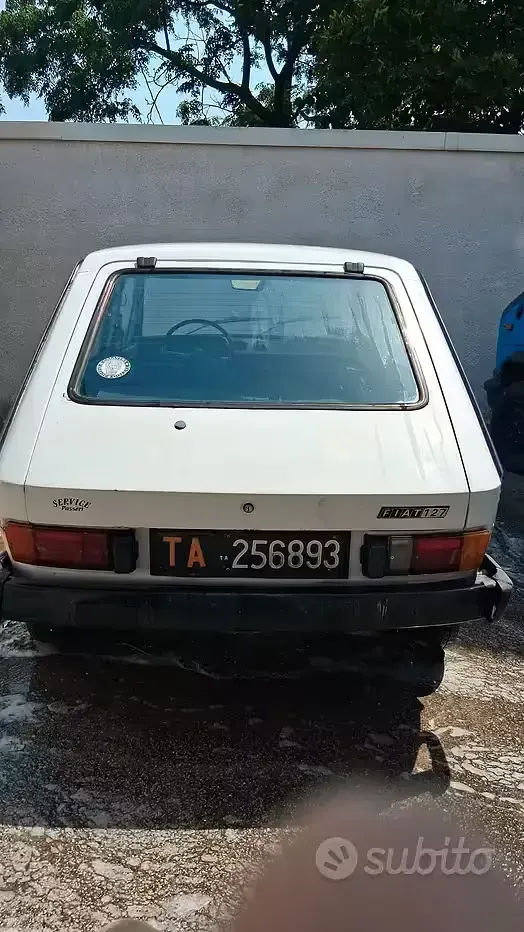 Usata Fiat 127 1970 Bianco Utilitaria
