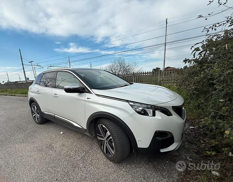 Usata Peugeot 3008 GT 180 CV (132 kW) 2018 Bianco SUV