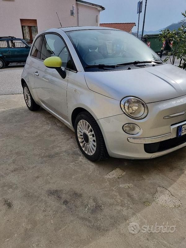 Usata Fiat 500 Lounge 95 CV (69 kW) 2011 Grigio Berlina