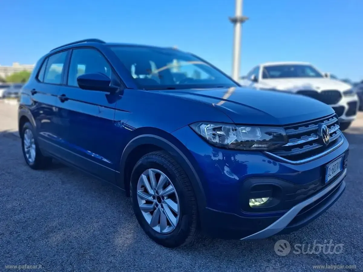 Usata VW T-Cross Advance 116 CV (85 kW) 2022 Blu SUV