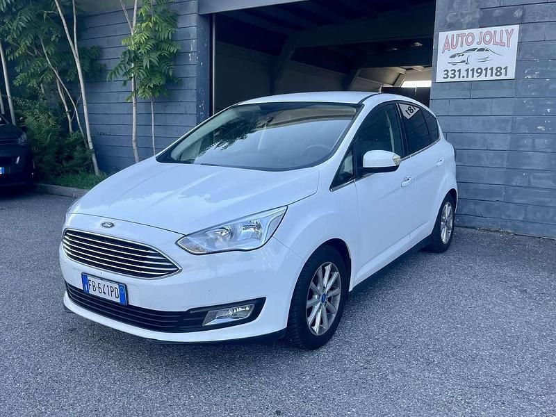 Bianco Usata 2015 Ford C-MAX Titanium S Monovolume | 8200 € (Buon prezzo) - Immagine 1/4