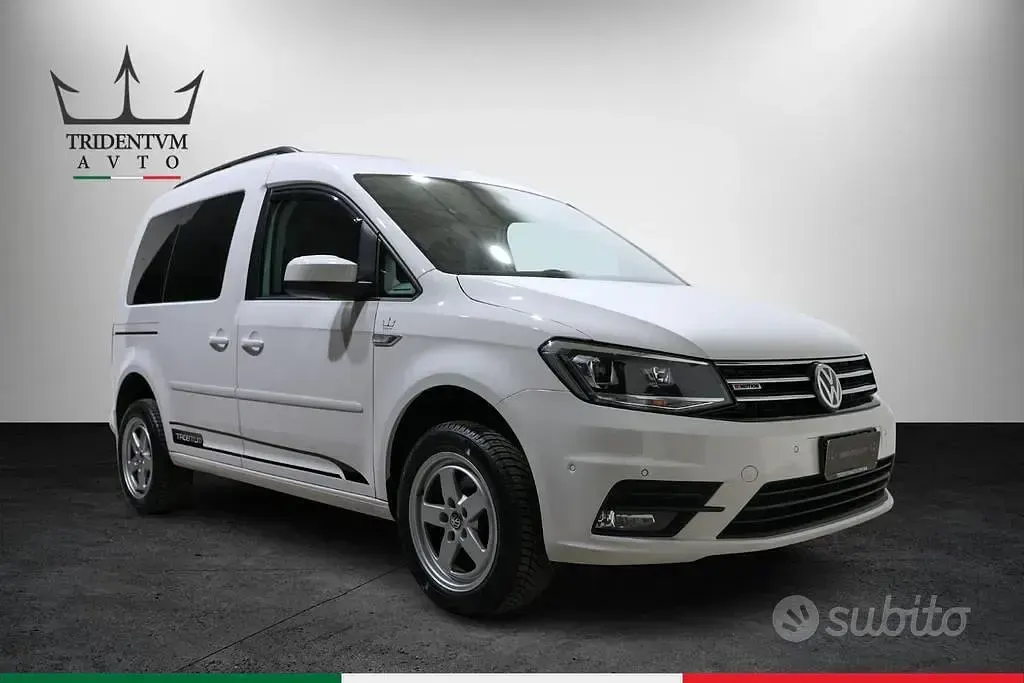 Usata VW Caddy Comfortline 150 CV (110 kW) 2017 Bianco Monovolume