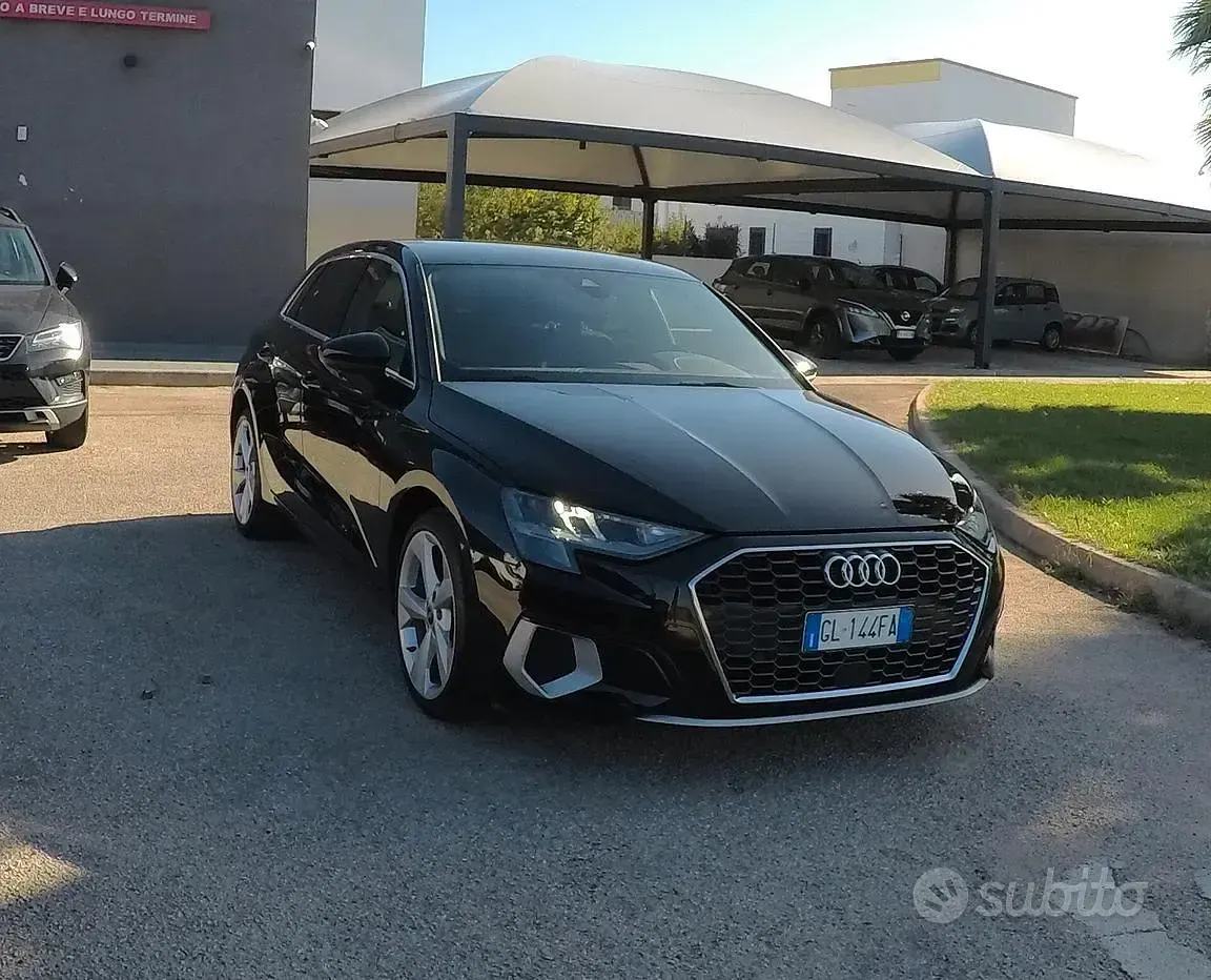 Usata Audi A3 Advanced 150 CV (110 kW) 2022 Nero Berlina