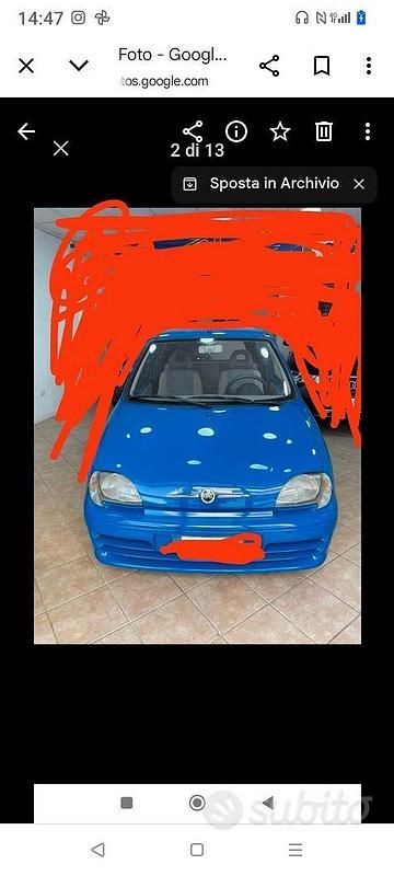 Blu Usata 2004 Fiat 600 Due volumi | 2250 € - Immagine 1/4