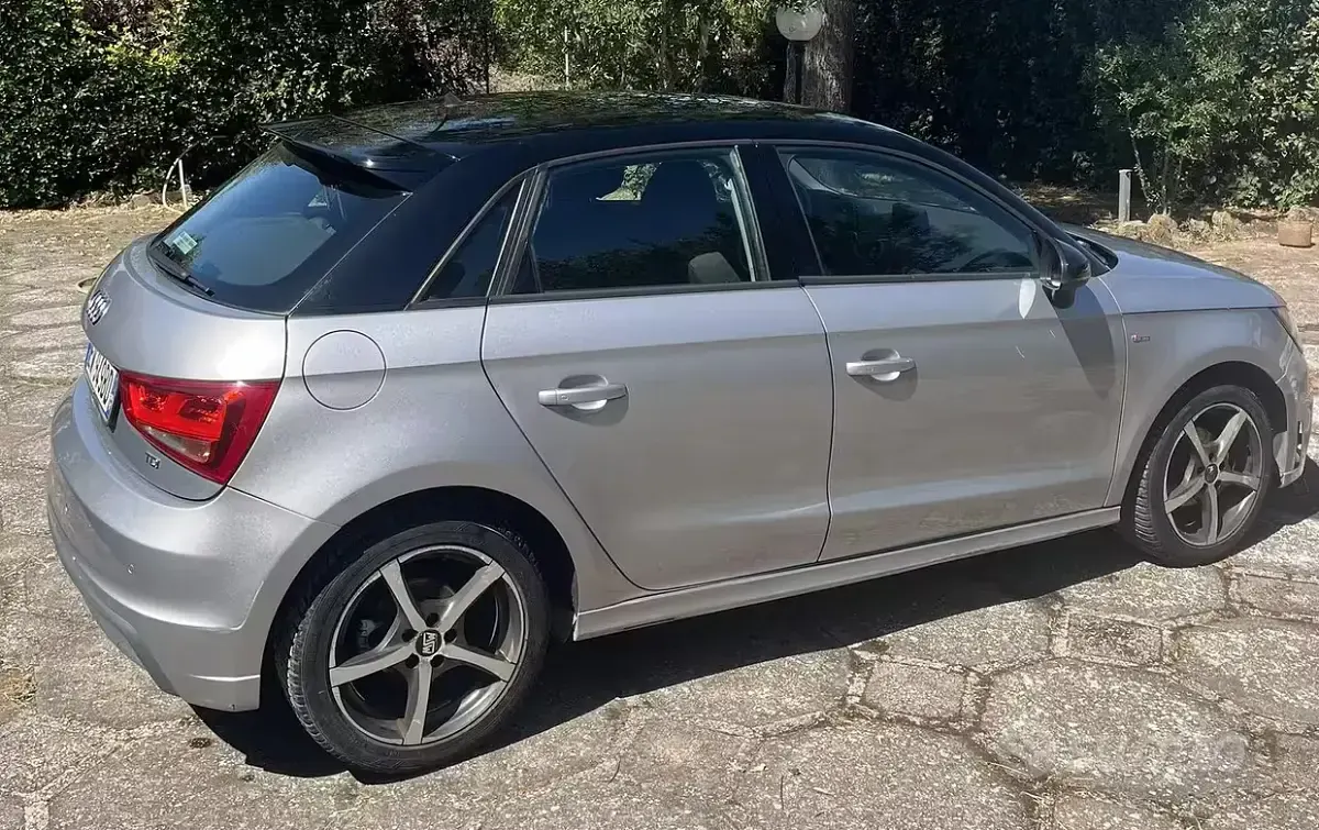 Usata Audi A1 Sportback S-Line 90 CV (66 kW) 2014 Grigio Utilitaria