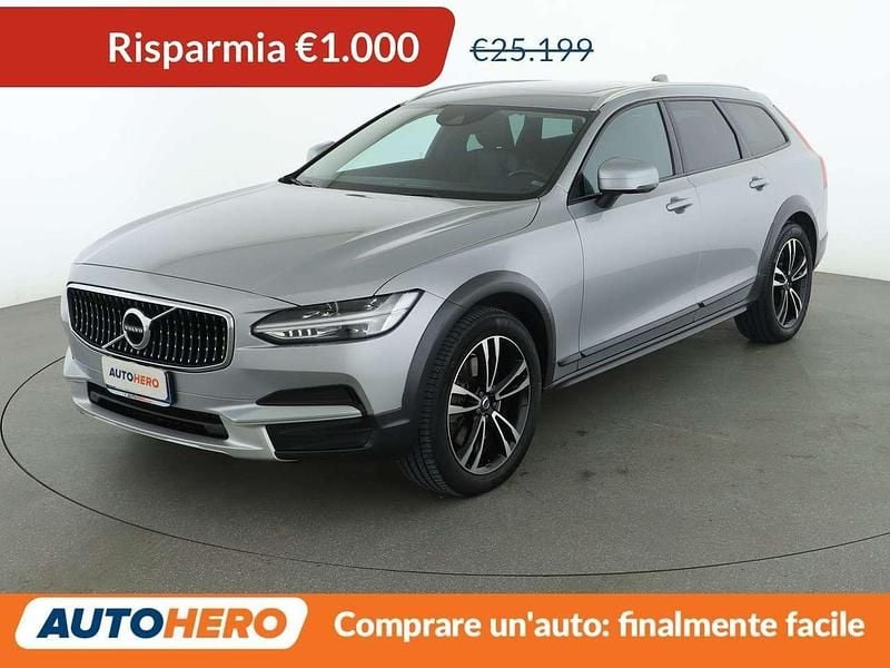 Usata Volvo V90 CC 250 CV (183 kW) 2018 Argento Station wagon