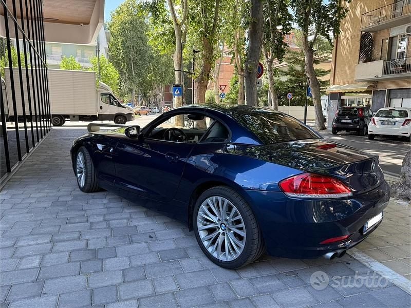 Usata BMW Z4 204 CV (150 kW) 2010 Blu Cabrio