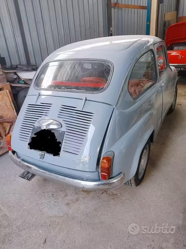 Usata Fiat 750 1970 Grigio Berlina