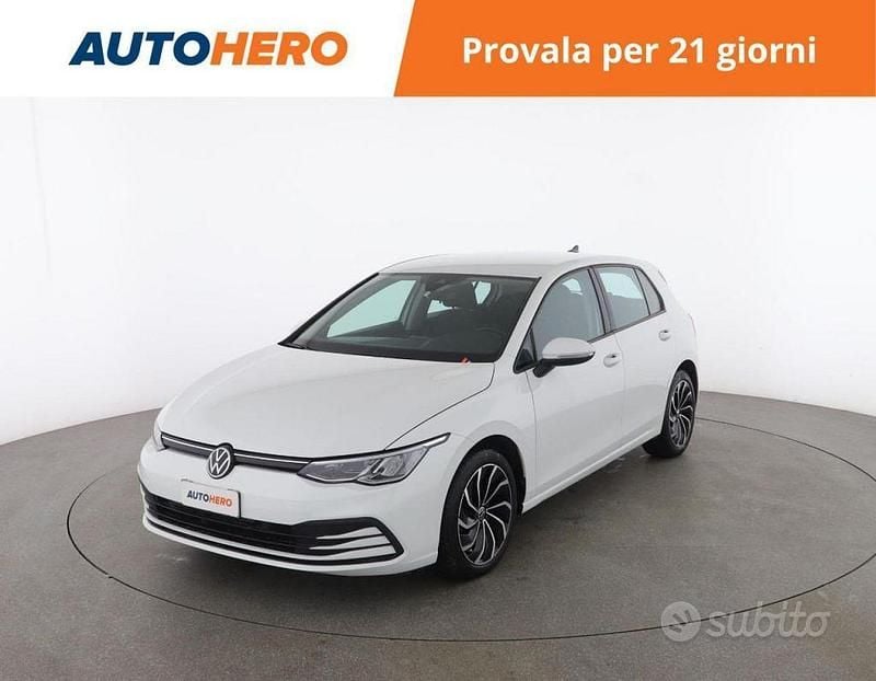 Usata VW Golf VIII Life 150 CV (110 kW) 2020 Bianco Berlina