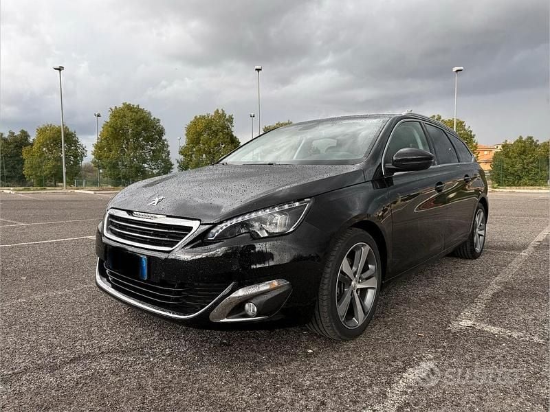 Usata Peugeot 308 SW Allure 120 CV (88 kW) 2017 Nero Station wagon