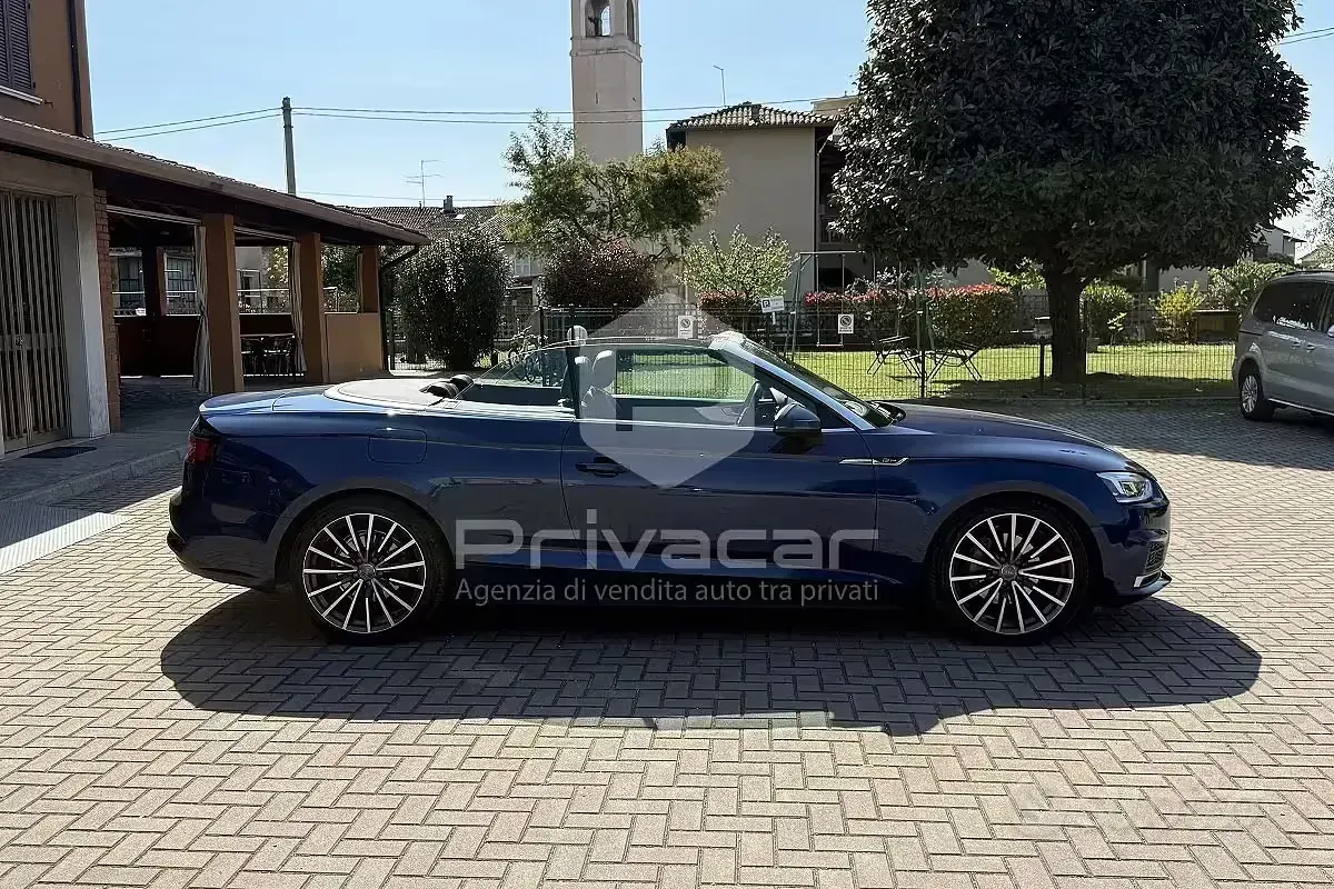 Usata Audi A5 Cabriolet Sport 190 CV (139 kW) 2018 Blu Cabrio