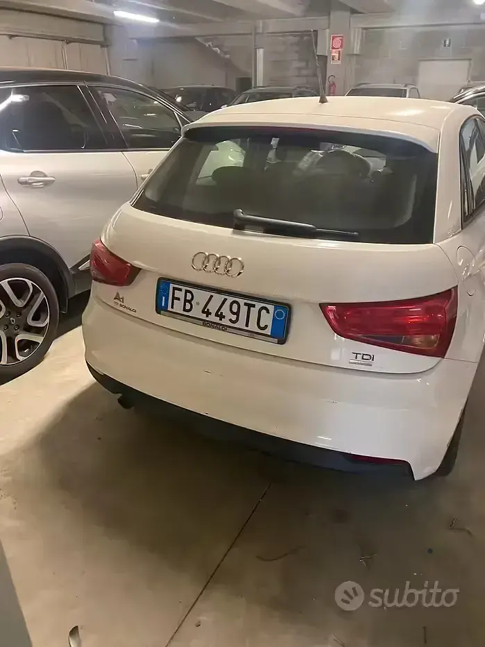 Usata Audi A1 90 CV (66 kW) 2015 Bianco Utilitaria