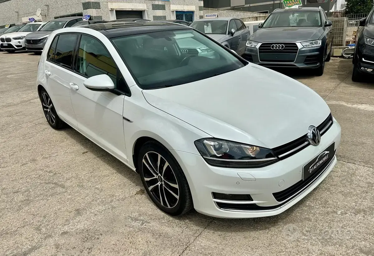 Usata VW Golf VII LOUNGE 150 CV (110 kW) 2015 Bianco Berlina