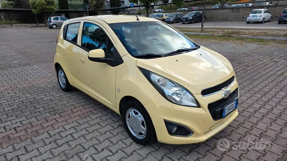 Usata Chevrolet Spark LT 65 CV (47 kW) 2014 Giallo Utilitaria
