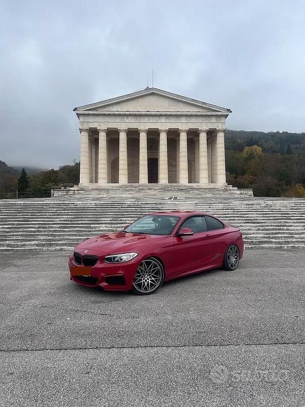 Usata BMW 228 M Sport 245 CV (180 kW) 2016 Rosso Coupé
