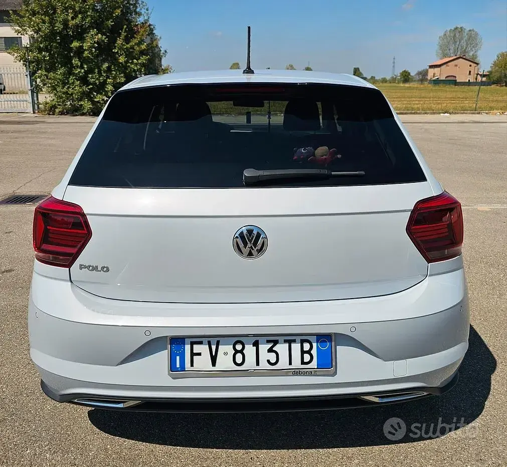 Usata VW Polo Highline 95 CV (69 kW) 2019 Bianco Utilitaria