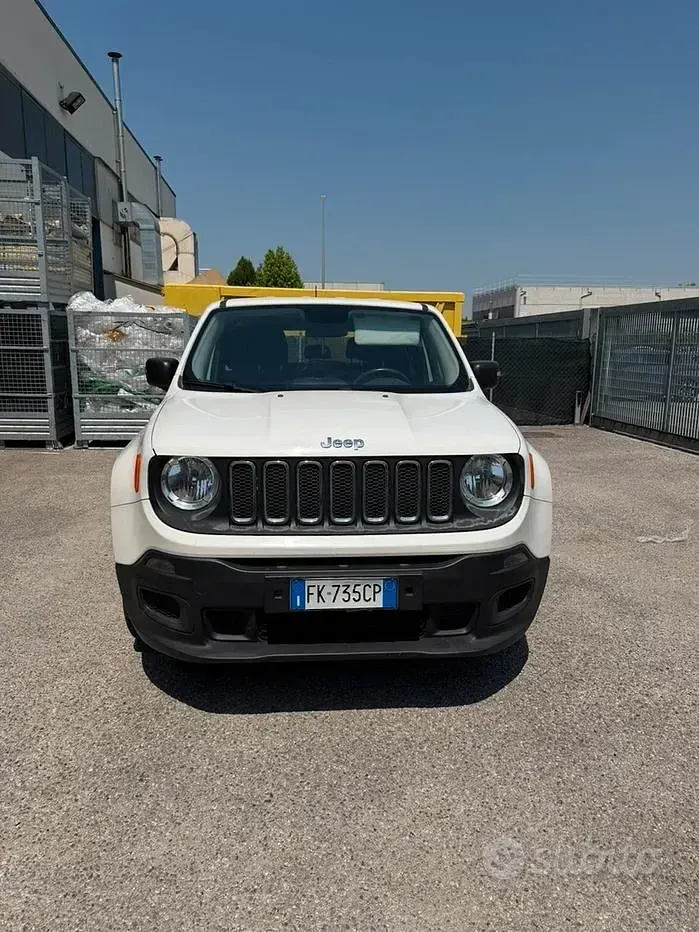 Usata Jeep Renegade 95 CV (69 kW) 2017 Bianco SUV