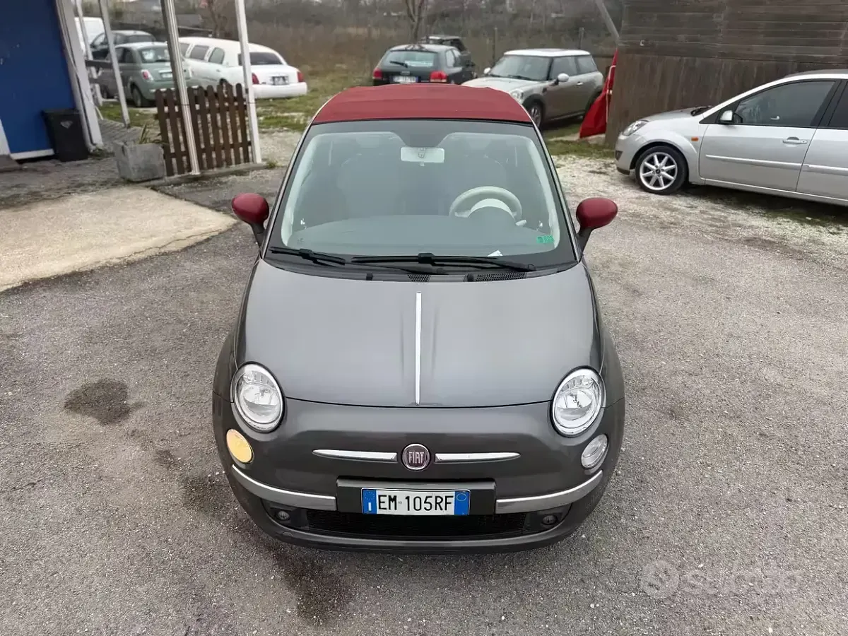 Usado Fiat 500C Lounge 69 CV (50 kW) 2012 Gris Descapotable