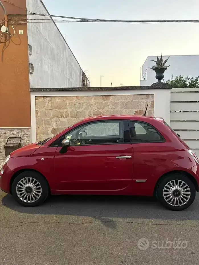 Usata Fiat 500 69 CV (50 kW) 2013 Rosso Berlina