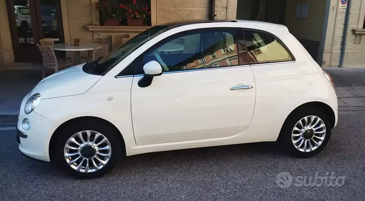 Usata Fiat 500 Lounge 69 CV (50 kW) 2013 Bianco Berlina
