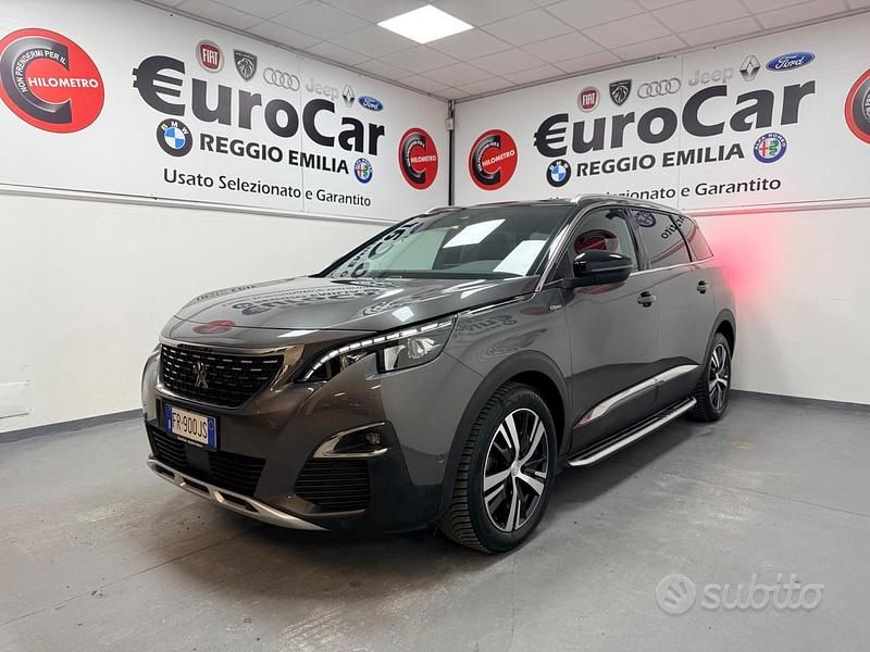 Usata Peugeot 5008 GT-line 131 CV (96 kW) 2018 Grigio SUV