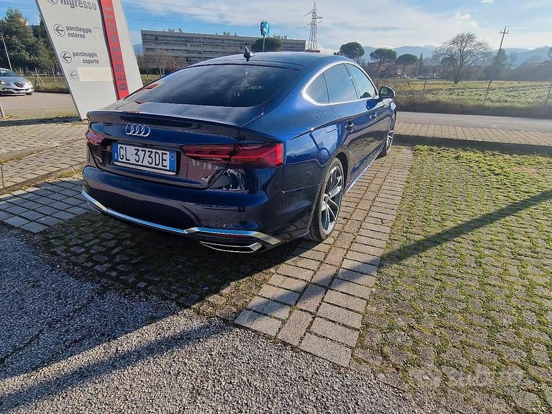 Usata Audi A5 Sportback S-Line 2023 Blu Utilitaria