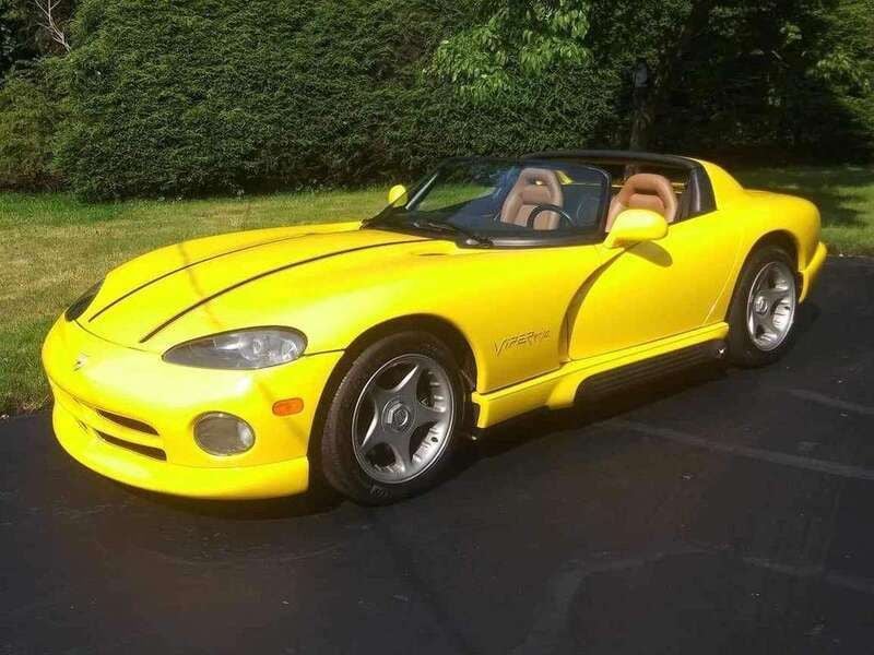 Usata Dodge Viper 407 CV (299 kW) 1995 Giallo Cabrio