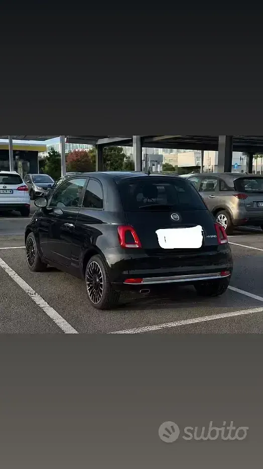 Usata Fiat 500 69 CV (50 kW) 2022 Nero Cabrio