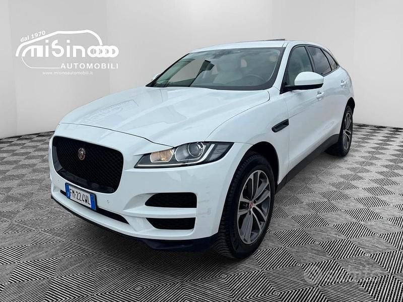 Usata Jaguar F-Pace Portfolio 180 CV (132 kW) 2018 Bianco SUV