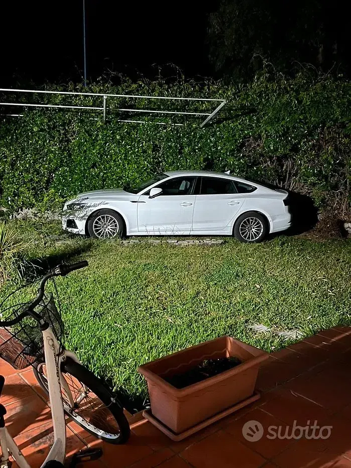 Usata Audi A5 Advanced Plus 190 CV (139 kW) 2018 Bianco Coupé