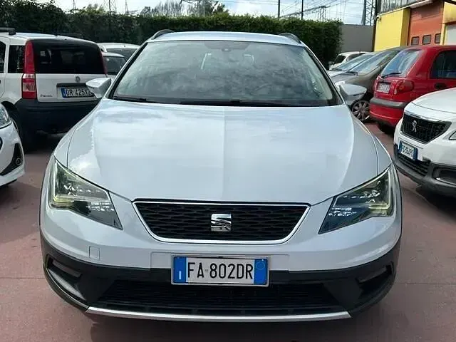 Usata Seat Leon ST 4Drive 183 CV (134 kW) 2015 Bianco Station wagon