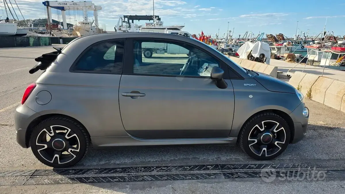 Usata Fiat 500 69 CV (50 kW) 2021 Grigio Cabrio