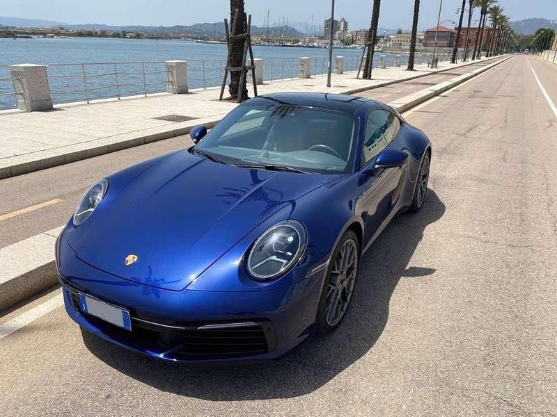 Usata Porsche 911 Carrera 4S 450 CV (330 kW) 2020 Blu/azzurro Coupé