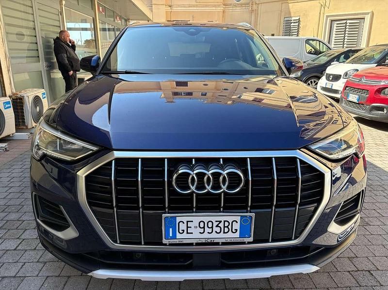 Usata Audi Q3 Advanced 150 CV (110 kW) 2021 Blu/azzurro SUV