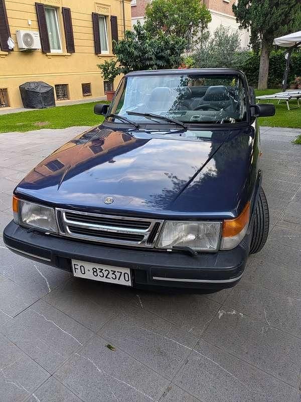 Usata Saab 900 Cabriolet 141 CV (103 kW) 1992 Blu/azzurro Cabrio