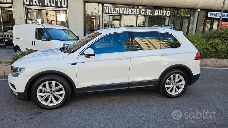 Usata VW Tiguan Business 150 CV (110 kW) 2017 Bianco SUV