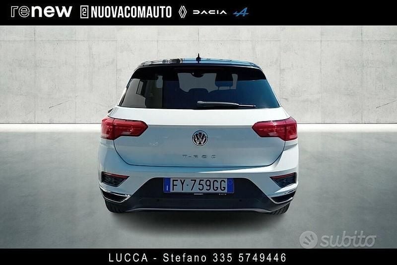 Usata VW T-Roc Style 116 CV (85 kW) 2019 Bianco SUV