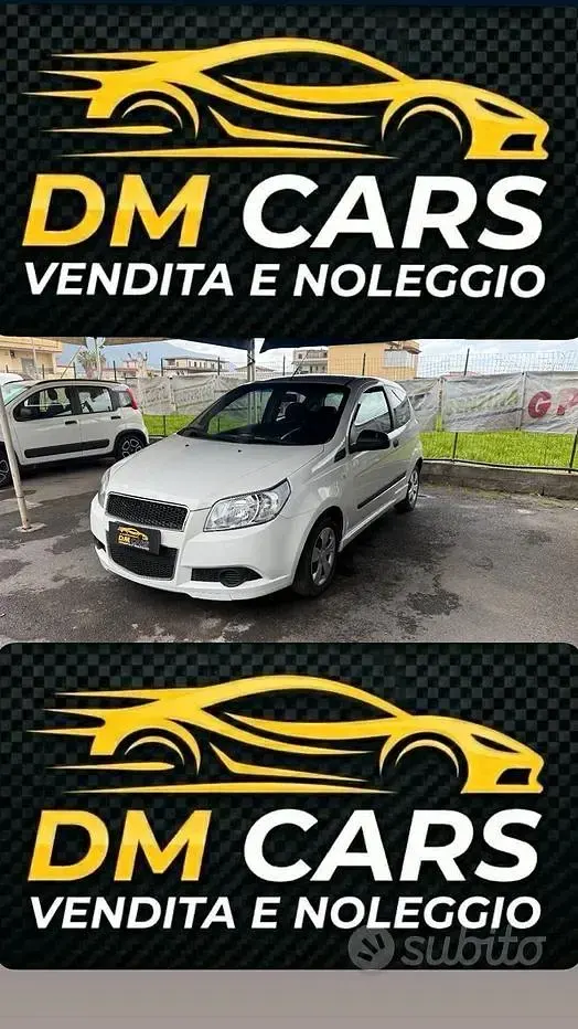 Usata Chevrolet Aveo 82 CV (60 kW) 2010 Bianco Berlina
