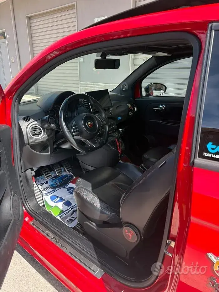 Usata Abarth 500 135 CV (99 kW) 2009 Rosso Utilitaria
