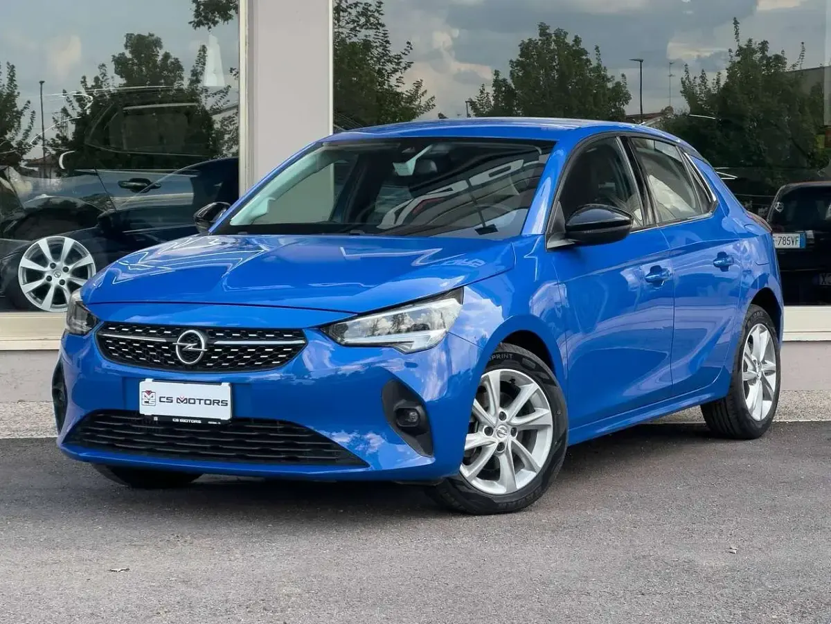 Usata Opel Corsa Elegance 101 CV (74 kW) 2021 Blu/azzurro Utilitaria