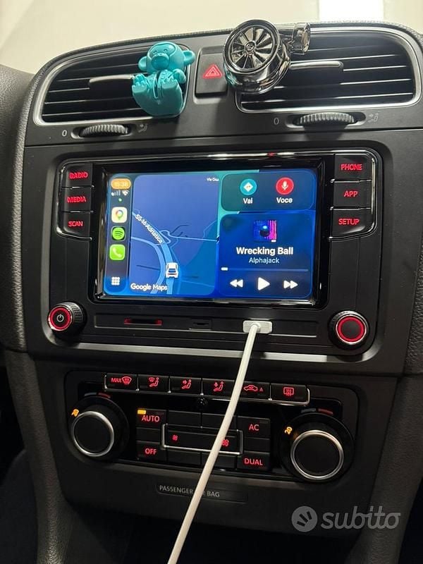 Usata VW Golf VI GTD 170 CV (125 kW) 2011 Bianco Utilitaria