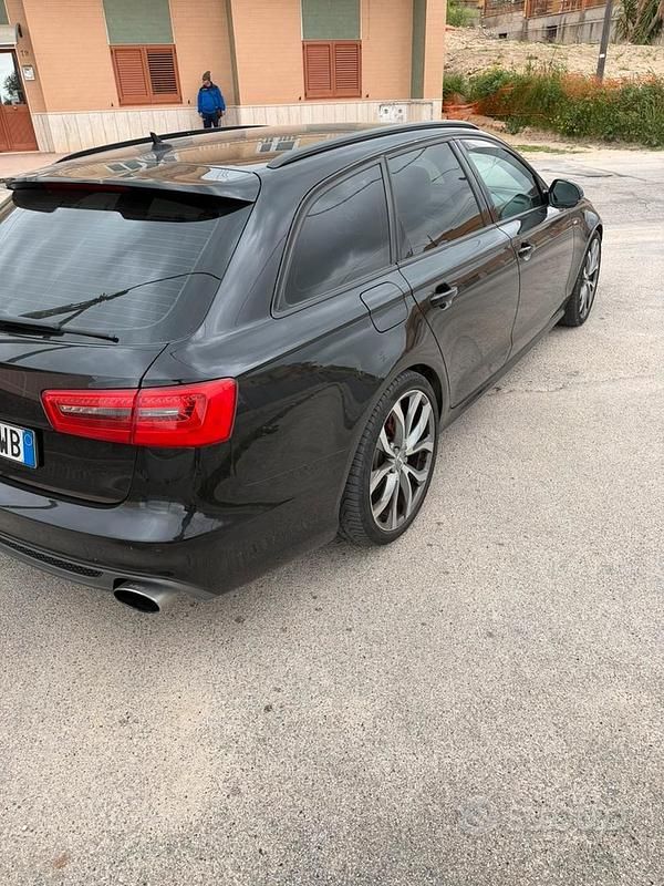 Usata Audi A6 S-Line 177 CV (130 kW) 2012 Nero Station wagon
