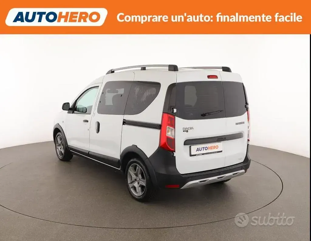 Usata Dacia Dokker 95 CV (69 kW) 2019 Bianco Monovolume