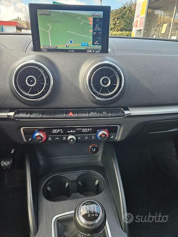 Usata Audi A3 Ambition 150 CV (110 kW) 2013 Bianco Berlina