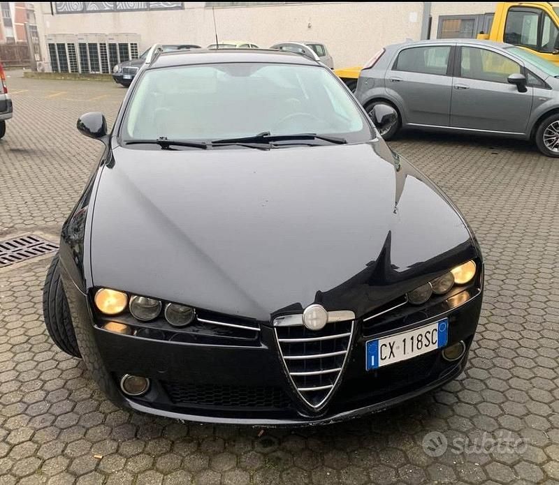 Usata Alfa Romeo 159 Distinctive 149 CV (109 kW) 2008 Nero Berlina