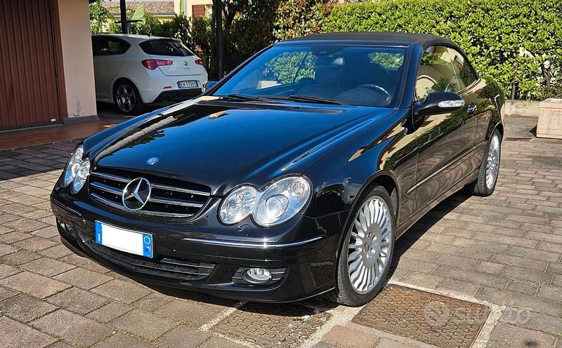 Usata Mercedes CLK200 Avantgarde 2006 Nero Cabrio