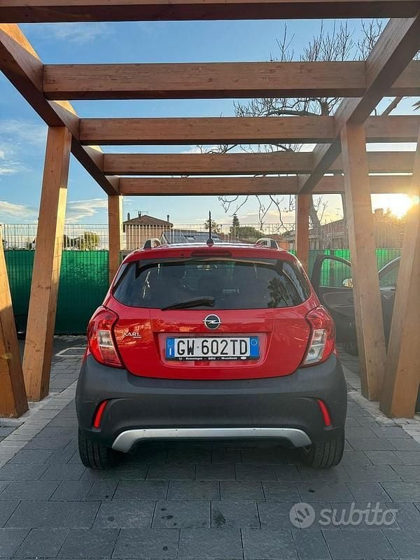 Usata Opel Karl 75 CV (55 kW) 2017 Rosso Utilitaria