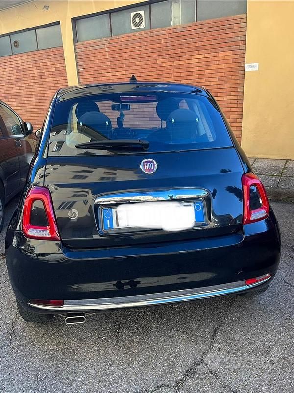 Usata Fiat 500 Lounge 69 CV (50 kW) 2018 Nero Berlina